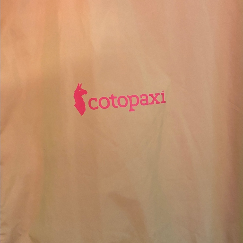 cotopaxi Neon Orange, Lime, Purple, Cream Colorblock Windbreaker Pullover - Picture 3 of 6